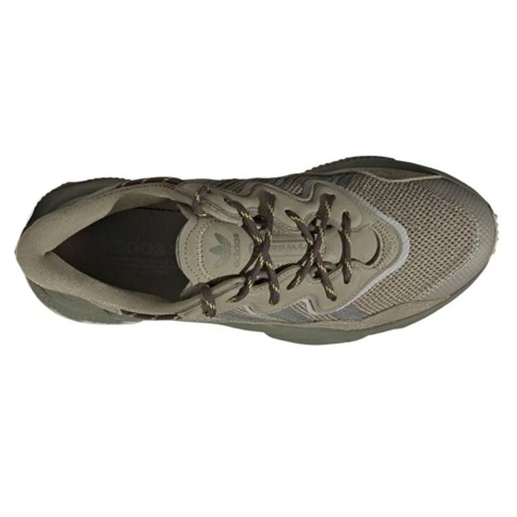 Adidas Originals Ткань Ozweego Спортивный тренд Прочные низкие повседневные кроссовки Унисекс коричневые HP2333