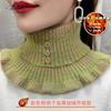 Fake Collar Neck Warm Scarf Thickened Knitted Cervical Neck Cover