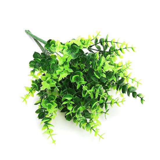 1шт пластиковые поддельные искусственные зеленая трава бонсай ремесло сад домашний офис декор