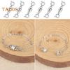 6Pcs Magnetic Necklace Clasp with Lobster Clasp Jewelry Connecting Buckle Necklaces Extender Bracelet Closure DIY Crafts
