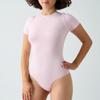 Seamless Short Sleeve Yoga Bodysuit - Nude Feeling