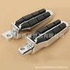 Compatible Chrome Foot Pegs for Harley 883, 1200, 48, Dyna, Fat Boy, Breakout, Heritage