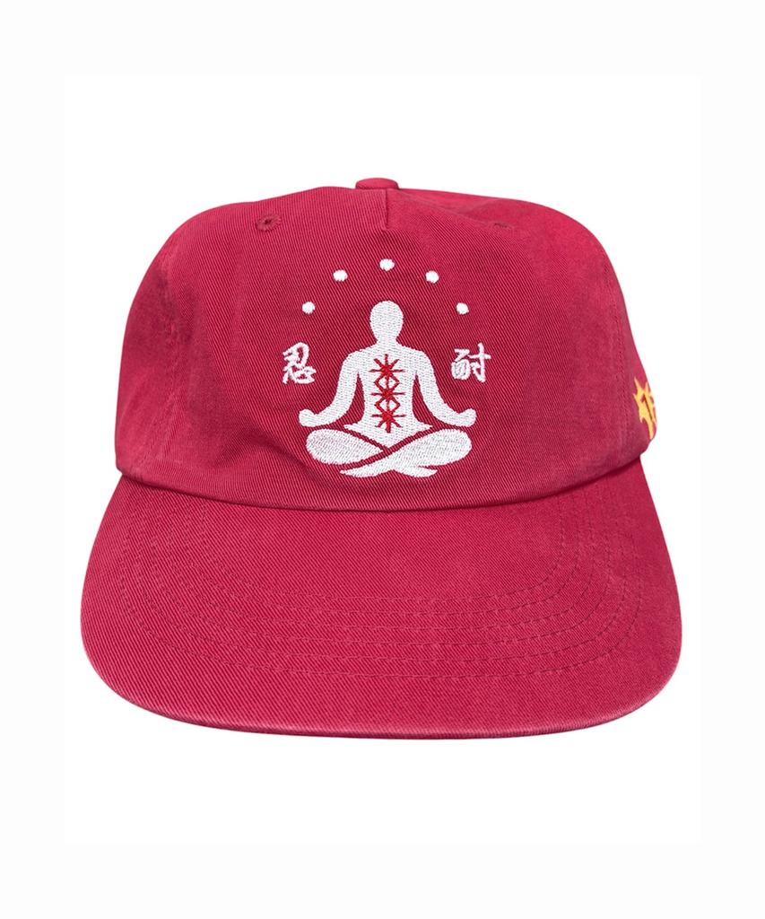 Paeseul Кепка с 5 панелями Mind Rest, стираная, красная