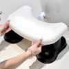 Plastic Toilet Stool Sturdy Poop Stool Comfortable Anti-Slip Seat Stool  for Adults