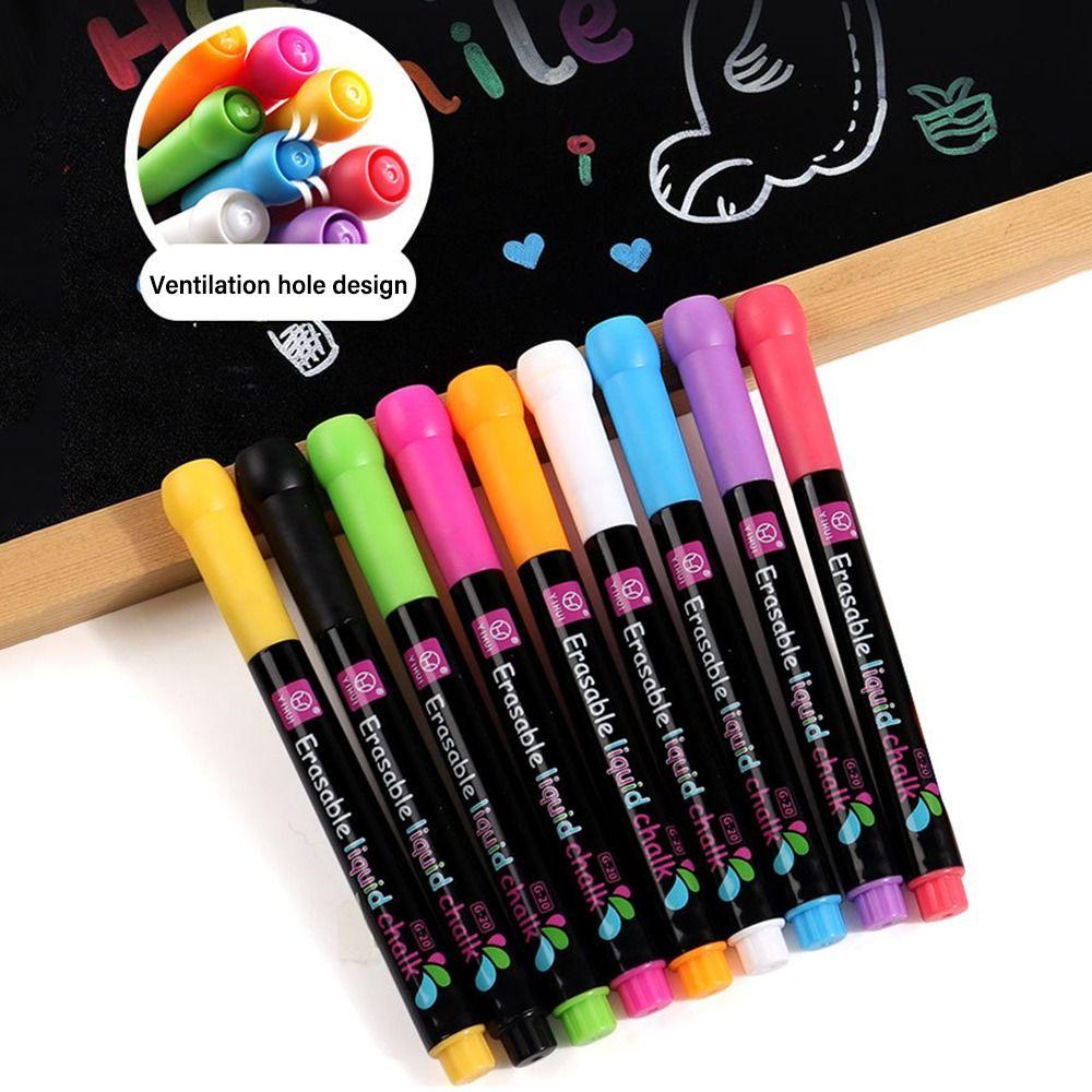 Led Board Writing Blackboard Graffiti Whiteboard Pen Liquid Chalk Pen Highlighters Art Marker Pen