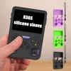 R36s Silicone Case Anti-Scratch Storage Box Soft Shell For R36S Handheld Game Console Silicone Protective Cover With Lanyard