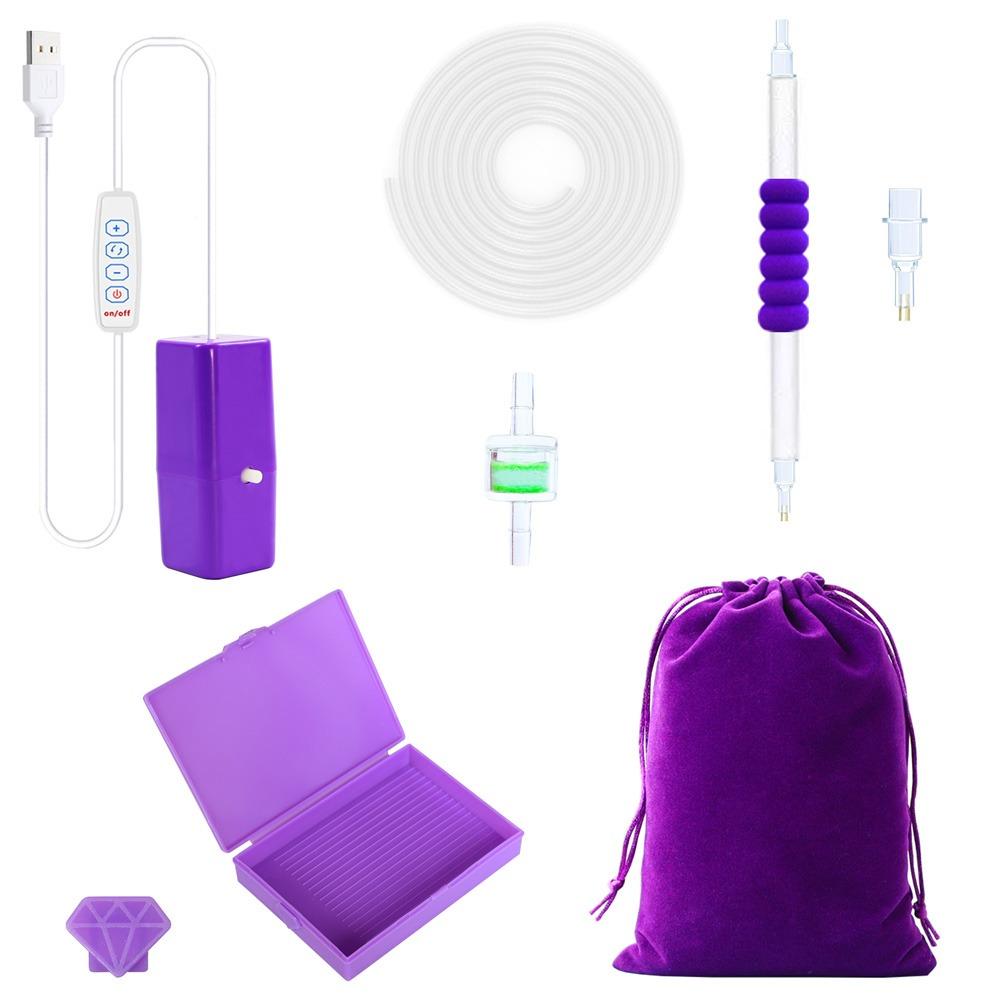 Electric Vacuum Diamond Painting Pen Kits USB Powered Diamond Painting Suction Device for 5D Diamond Painting Tool