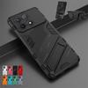 For Xiaomi Poco F6 Pro Case Cover For Poco F6 Pro Capas Phone Back Bumper Kickstand Shockproof Holder Cover Poco F6 Pro Fundas