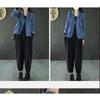 Women Corduroy Jacket Vintage Casual Coat Long Sleeve Loose Single Breasted Blazers Autumn Slim Outwears Female