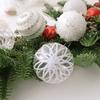 16pcs 6cm Xmas Tree Hanging Pendant Plastic Xmas Ornament Ball Painted Christmas Ball Set  Gift Ball