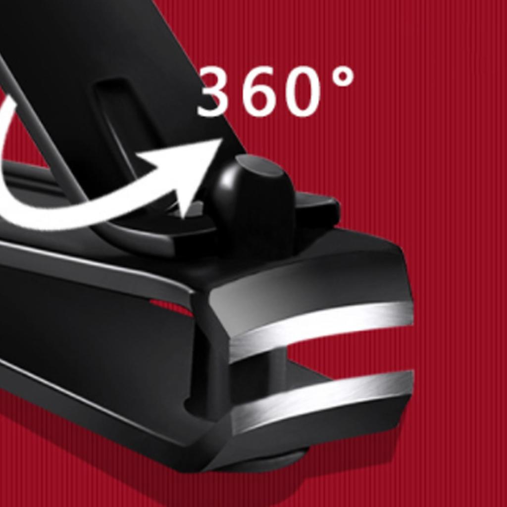 18PCS Nail Clippers Set Black Stainless Steel Portable High Strength Household Nail Clippers