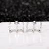 CAOSHI Trendy Simple Stud Earrings Female Fashion Girl Daily Jewelry with Dazzling Zirconia Silver Color Accessories for Women
