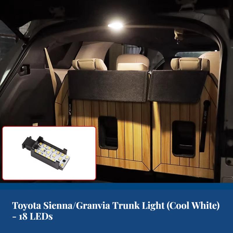 For Toyota Sienna Rear Reading Light Modified, Granvia Third Row Roof Light High Brightness LED Lamp Accessories
