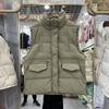 Новая корейская версия короткий пуховый жилет женский зимний воротник-стойка и тонкая верхняя одежда свободный жилет куртка