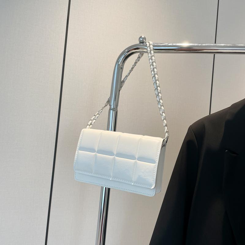 Дизайнерская клетчатая сумка-цепочка женская дорогая сумка женская сумка через плечо маленькая квадратная сумка