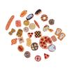 10Pcs Mini Food Decoration Miniature Doll House Decoration Hair Clip
