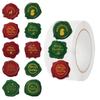 500 Sheets/Roll Christmas Seal Sticker Tape for Envelopes - Decorative Material
