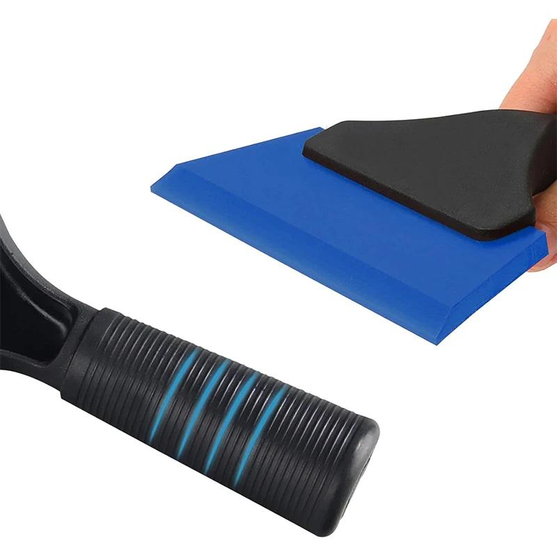 Car Cleaning Scraper Multi functional Film Coating Tool Glass Wiper Snow Scraper Car Cleaning Soft Scraper Tool Accessories
