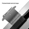 Deli AL107 Smart Glass Door Fingerprint Password Lock CN plug (adapter included)