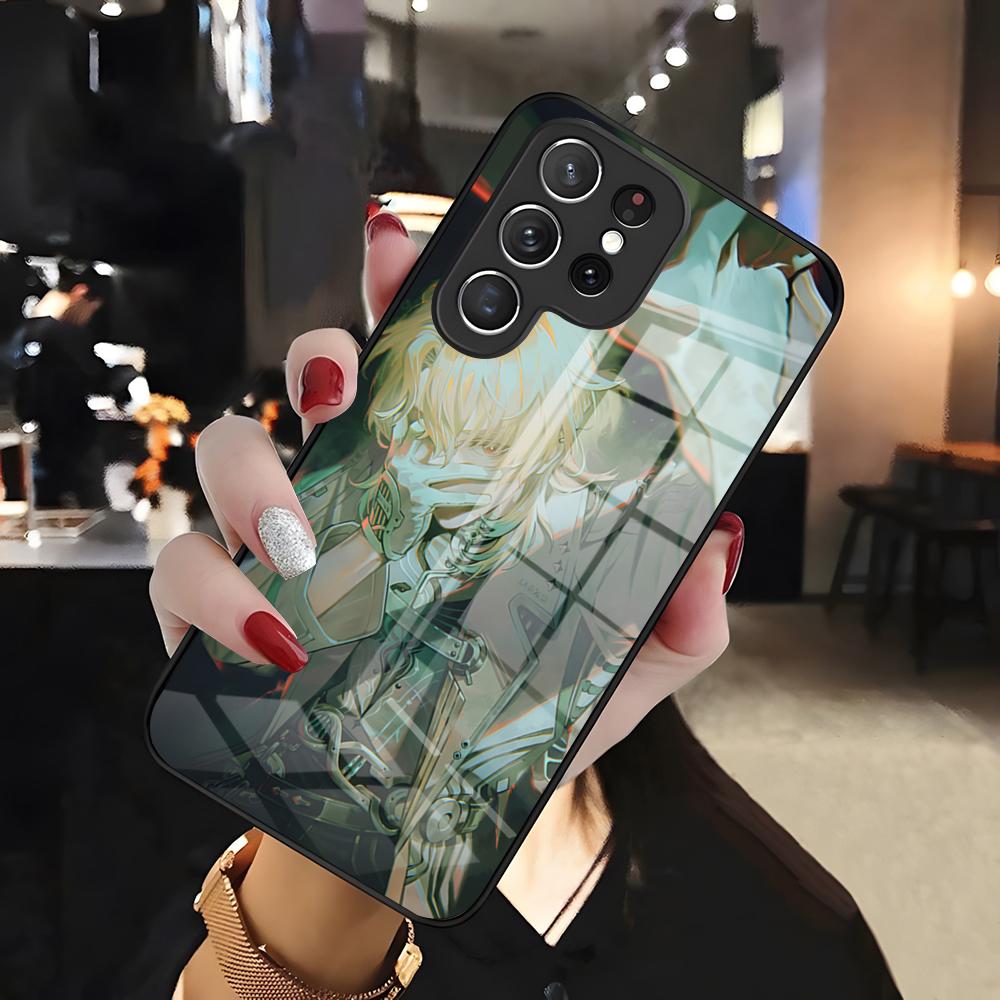 Чехол для телефона Wuthering Waves Luuk Herssen для Samsung S26 S25 Edge Ultra 24 23 22 21 Ultra Plus Fe A55 56 15 4G 5G Стеклянная крышка