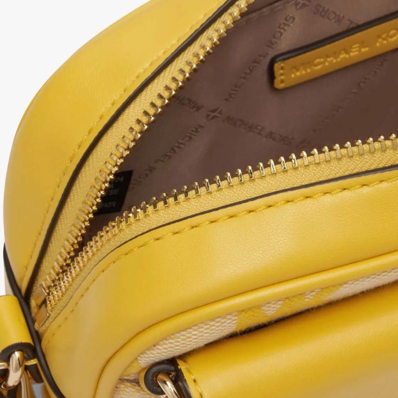 Michael Kors Модная универсальная сумка для камеры Maisie для ежедневных поездок с держателем для карт 2 в 1 Женская сумка через плечо 35T4G5MC1J-705