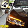 Для BMW X5 F15 X6 F16 Подходящее зеркало заднего вида 2014-2018 Зеркало заднего вида типа "Рог" сменная крышка зеркала заднего вида