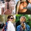 Spring And Summer Satin Long Scarf For Women Sunscreen Shawl Fashionable Beauty Scene Satin Long Scarf Versatile Travel Scarf
