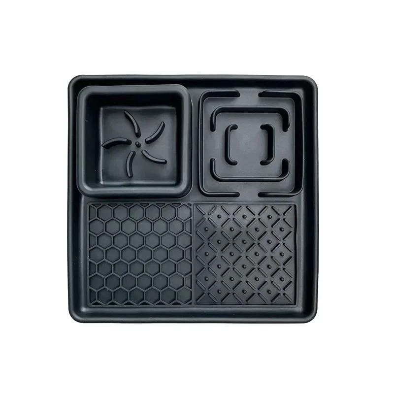 Cat Slow Feeding Mat Dog Lick Mats Pet Dinner Plate Food Grade Silicone Cat Dog Tableware Sucker Type Slow Food Bowl Supplies