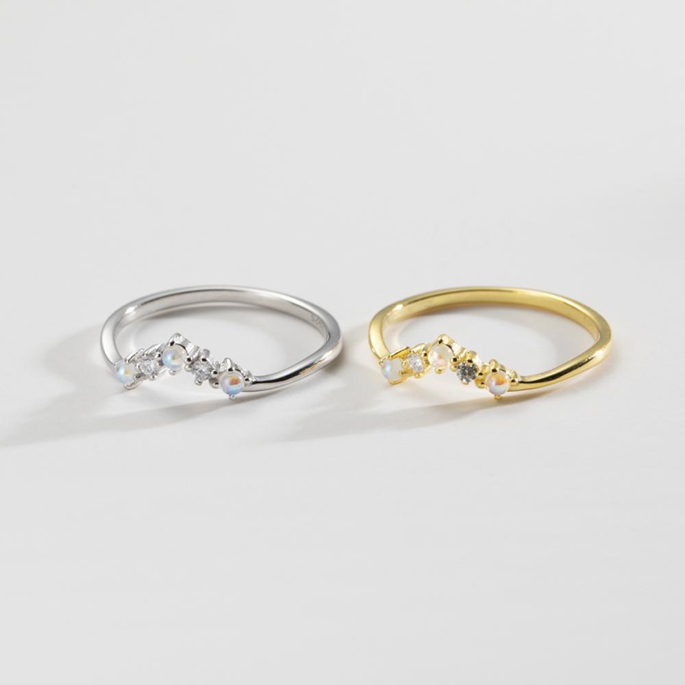 ANDYWEN Кольцо из стерлингового серебра 925 пробы с цветным лунным камнем и цирконием, новинка 2023, женское свадебное ювелирное изделие с кристаллами, подарок