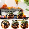 Halloween Pumpkin Planter Ornament Personalized Funny Halloween Decoration Resin Pumpkin Decor Thanksgiving Decorations Fall Decorations For Home