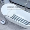 Electric Bathtub Bubble Massager Spa Mat - Adjustable Air Jet System with Remote Control for Ultimate Relaxation (White, 47" X 17")