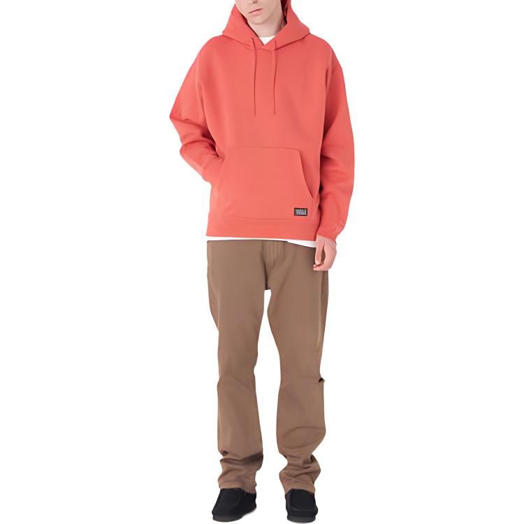 Толстовка Levis FW22 однотонная с капюшоном и длинными рукавами мужская красная A1008-0003