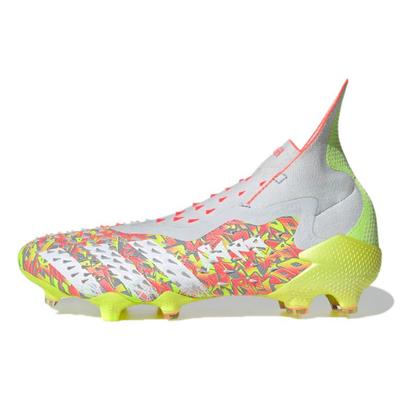 Predator Freak+ FG Demonskin - мужские кроссовки Numbersup, разноцветные, прозрачно-серые, облачно-белые, FY6240