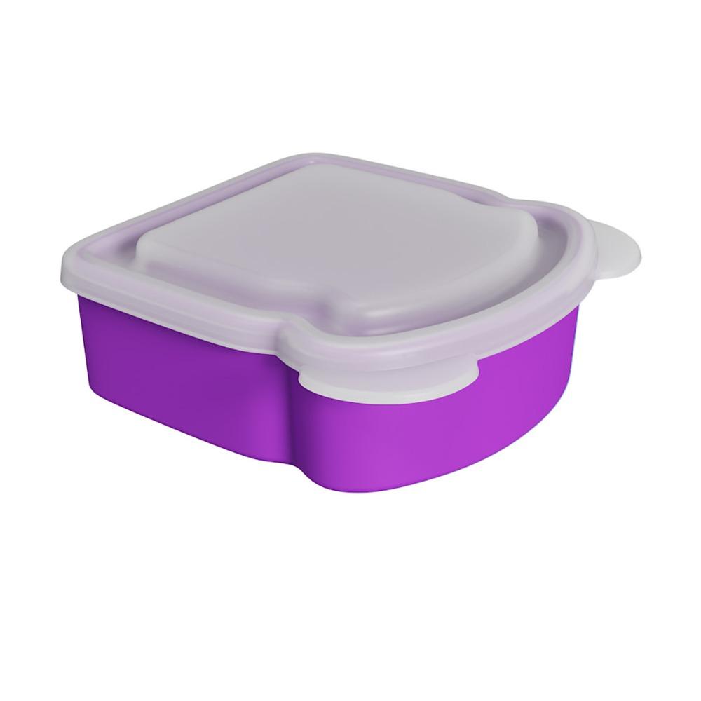Airtight Silicone Sandwich Box With Lid Prep Keeper Dishwasher Safe Food Container  Snacks