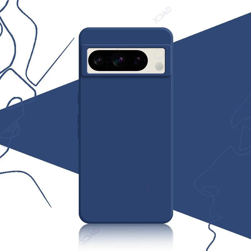 Милые чехлы для телефонов Google Pixel 8 8A Pro 5G, полностью мягкая роскошная квадратная задняя крышка из жидкого силикона, сумка для Google8Pro Pixel8A