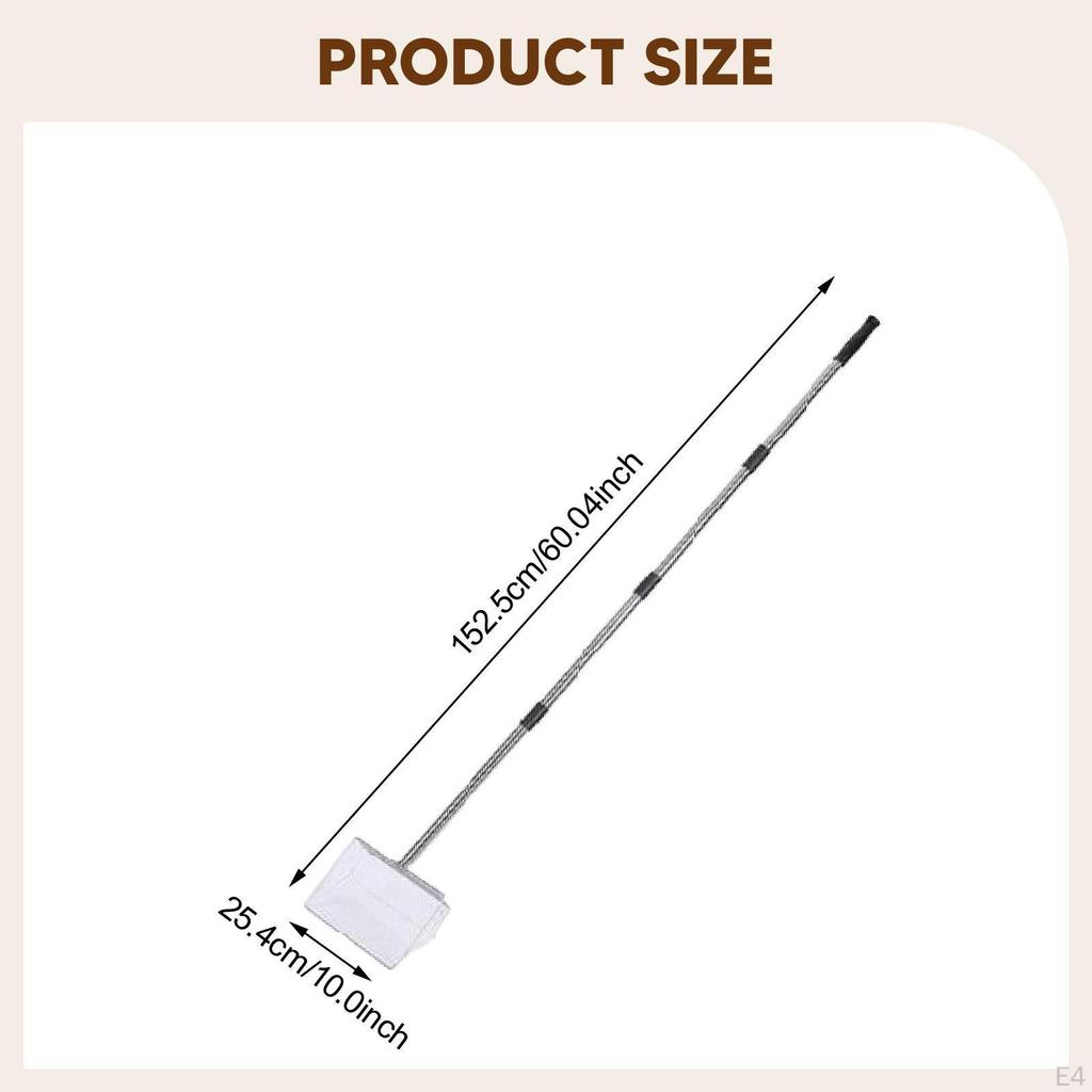 Cat Litter Extended Handle Cleaning Tool Premium Stainless Steel Versatile Metal Pooper Lifter