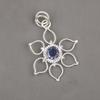 Wonderful Iolite Gemstone 925 Solid Sterling Silver Handmade Awesome Jewelry Gift For Mother Pendant