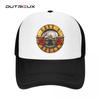 Guns N Roses Casual Plain Mesh Baseball Cap the Metal Band Adjustable Snapback Hats For Women Unisex Dad Trucker Hats