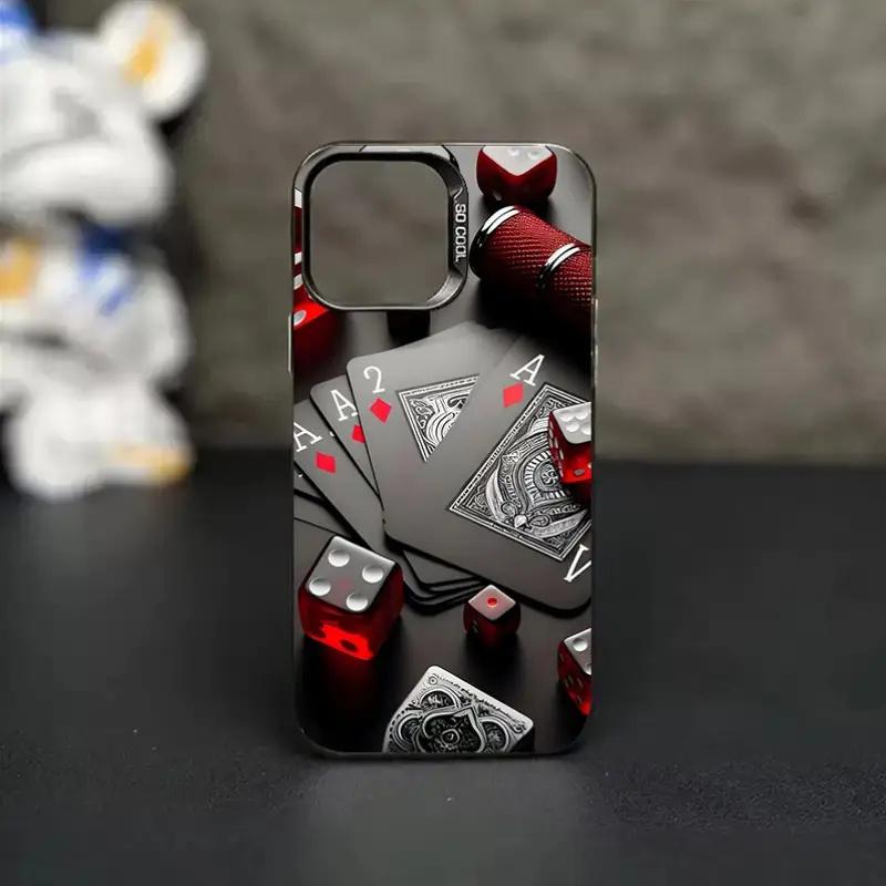 Fashion Poker Design Phone Case for Poco X6 X5 F5 F6 M6 X7 Pro Mi 14T 14 13T 13 12T 12 11 Lite 5G Cool IMD Material Cover
