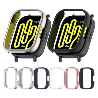 Чехол для Xiaomi Redmi Watch 5 Active аксессуары Защитная пленка для экрана ПК Полый бампер Защитный чехол Чехлы для Redmi Watch 5 Active