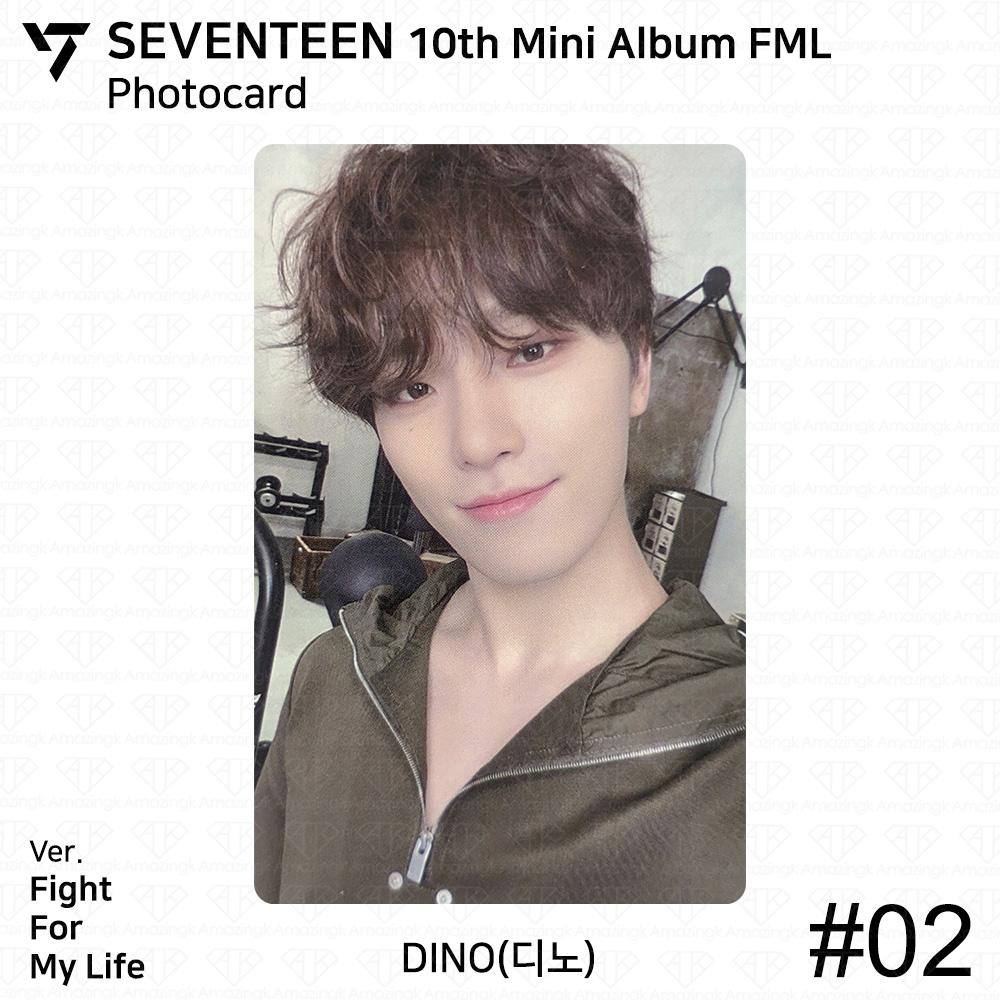 Seventeen 10-й мини-альбом FML Официальная фотокарточка K-POP KPOP Мингю Вону Хоши