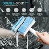 Double-sided Magic Window Cleaning Brush Multi-function Glass Cleaner Portable Household Washing Tools Floor Bathroom Mirror