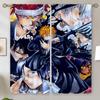 BLEACH Прозрачные шторы для гостиной Дешевые Бесплатная доставка Шторы Блэкаут Уличная штора Подхваты Жалюзи Дом и Декор