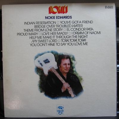 LP Пластинка NOKIE EDWARDS (ВЕНЧУРЫ) - Ноки! SP80355 OREAM 1971 Япония Оби Рок Б/У