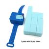 1 Set Dental Endo Measuring Block Wrist Watch with 10 Sponge Blocks Endodontic Files Drill Stand Holder Ruler Autoclavable