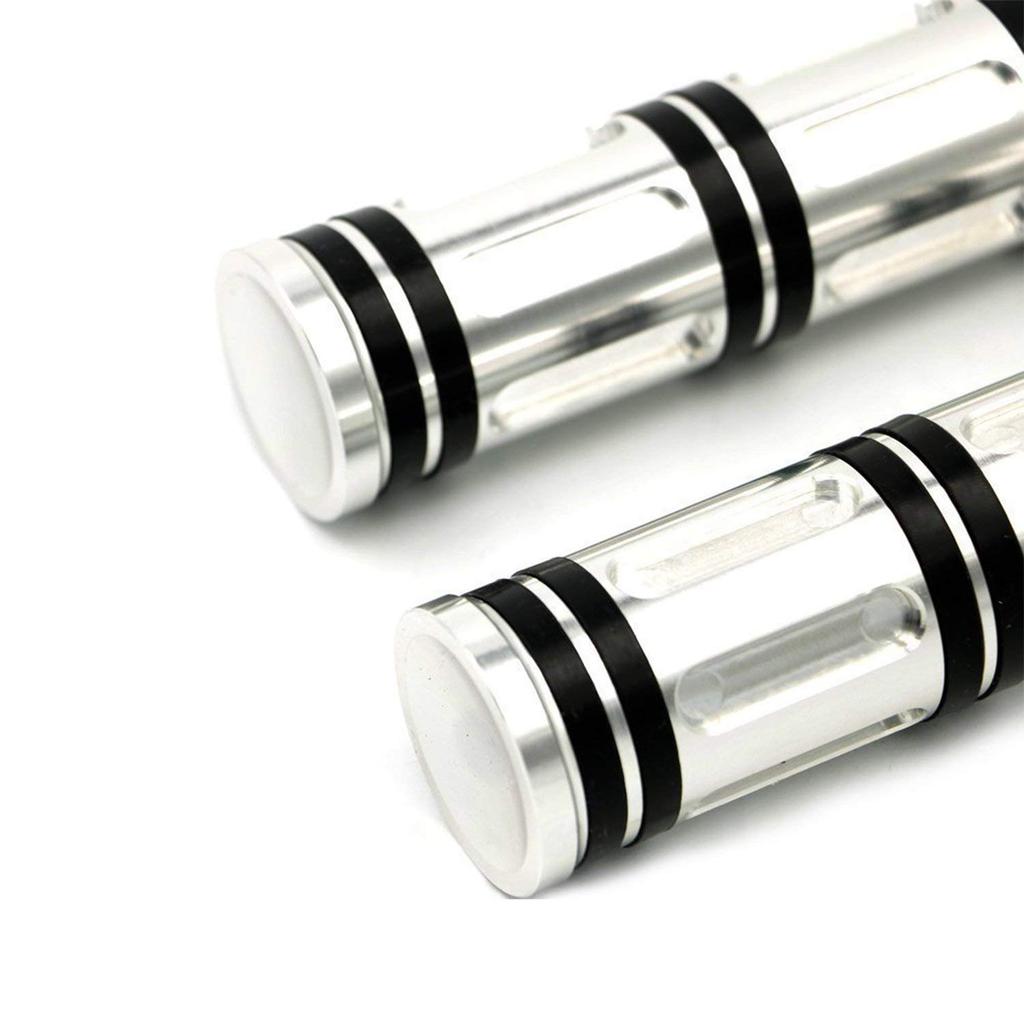 Karun Сверхмощный CNC Заготовка 1" Руль Рукоятка Sportster Dyna Softail Touring Серебристый