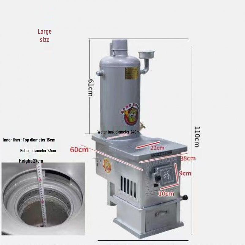 Многофункциональная деревенская отопительная печь Leide Zhu с радиатором, работает на угле и древесном угле для зимнего отопления.