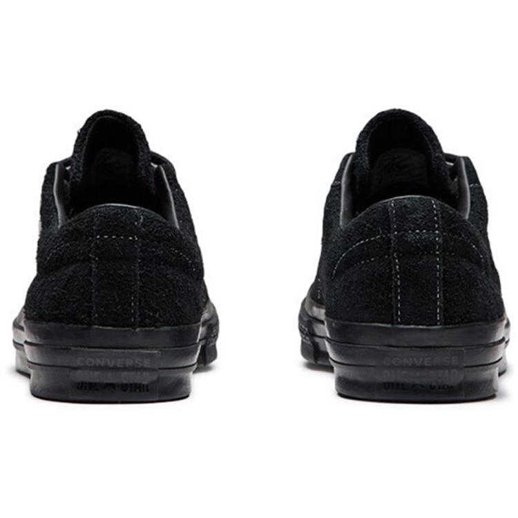 Converse One Star Suede OX Slip Resistant , Lightweight , Breathable Low top Skateboard Shoes Unisex Black (Unisex) Skate Shoes 165956C