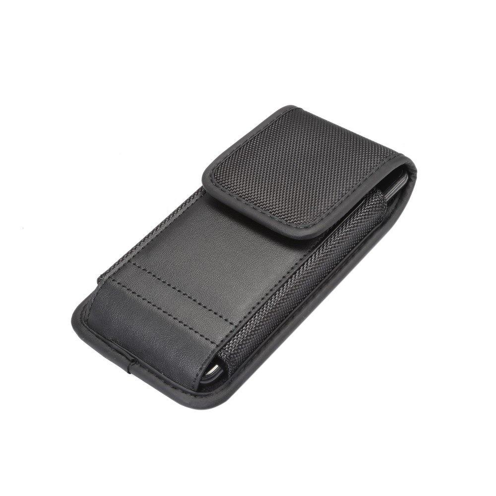 Oxford Cloth Vertical Holster for 6.4-inch Phones - Black