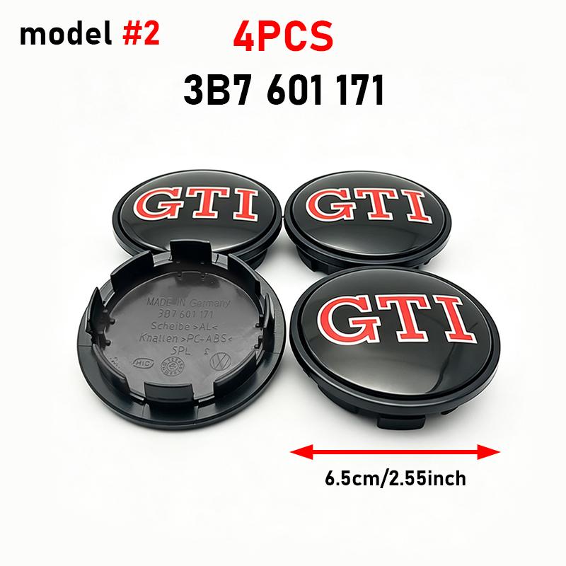 4Pcs 55mm 65mm Car Wheel Center Hub Caps Cover For VW Volkswagen Golf Polo Passat Touran CC B5 B6 B7 Jetta Replace Accessories